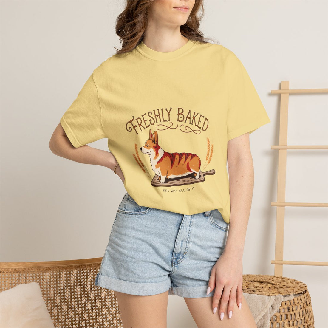 Butter — Lifestyle | Corgi 'Freshly Baked' Garment-Dyed Tee