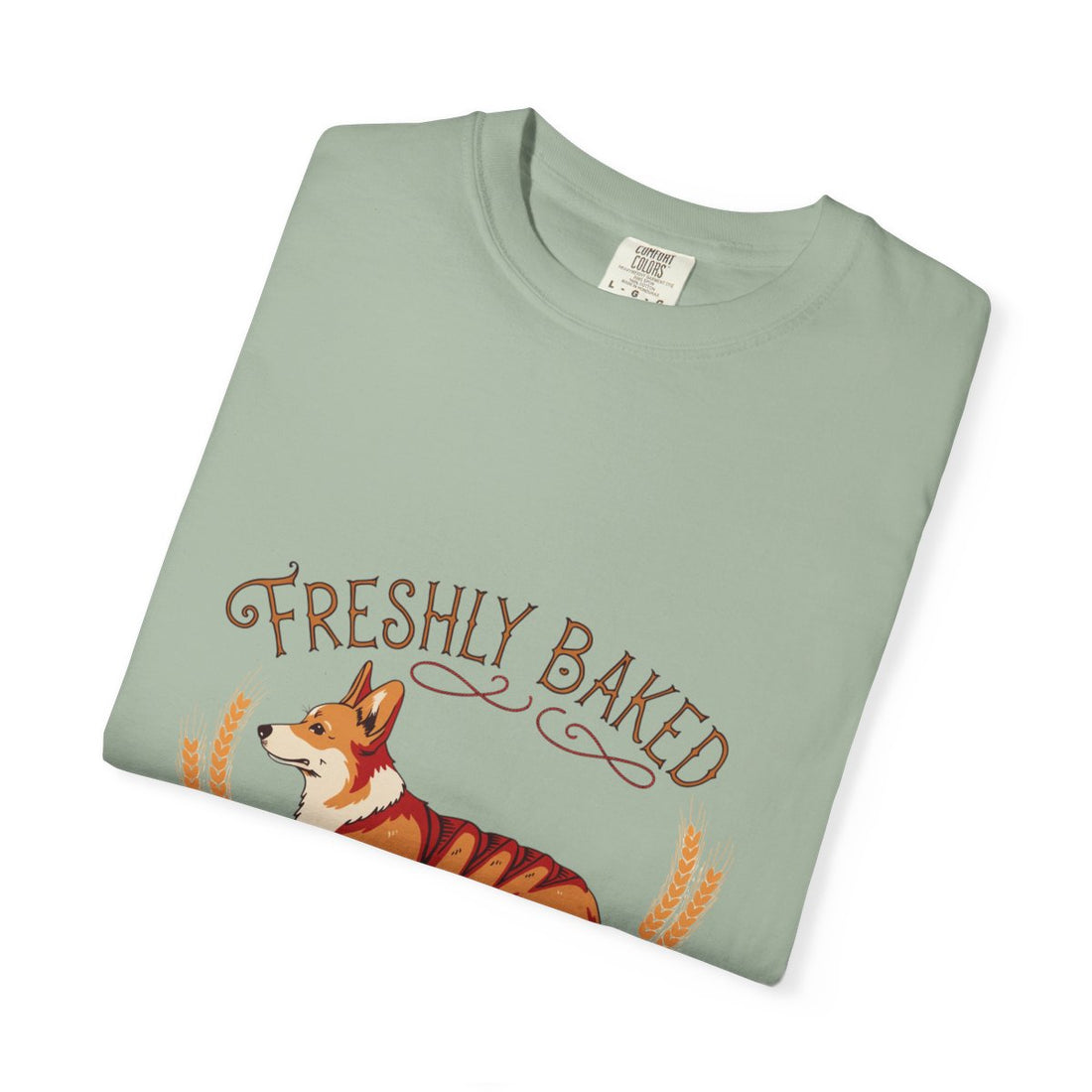 Bay — Folded | Corgi 'Freshly Baked' Garment-Dyed Tee