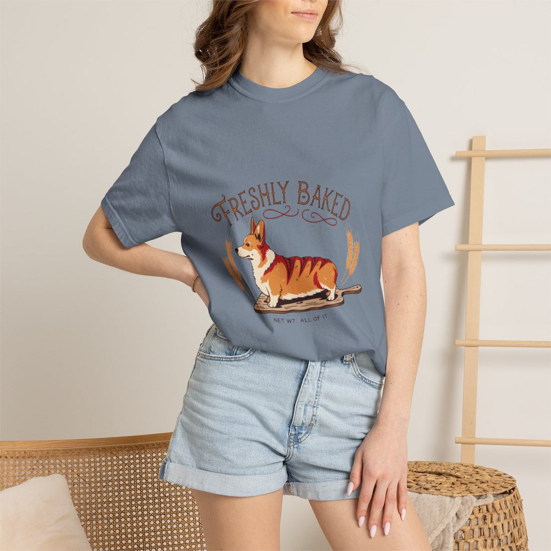 Blue Jean — Lifestyle | Corgi 'Freshly Baked' Garment-Dyed Tee