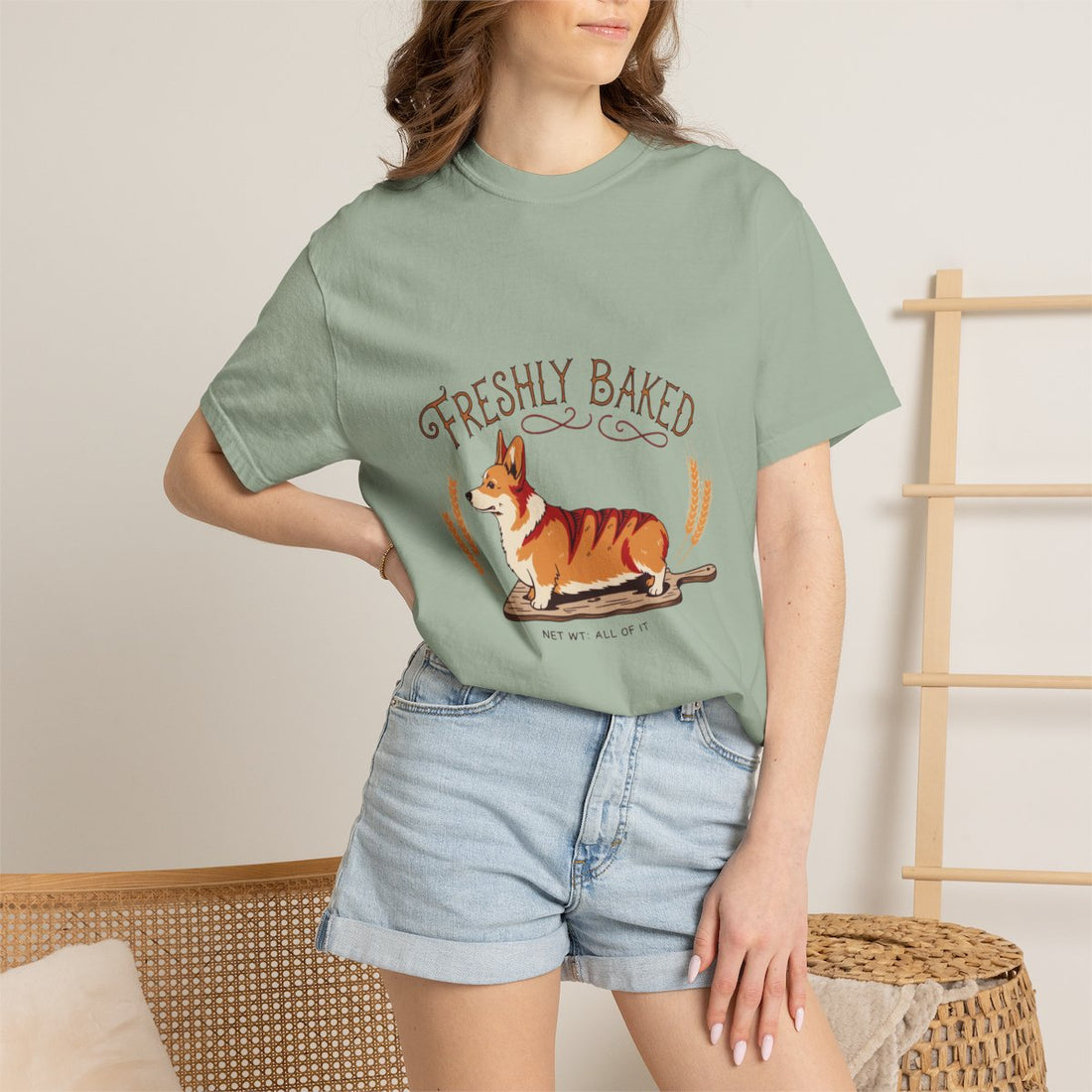 Bay — Lifestyle | Corgi 'Freshly Baked' Garment-Dyed Tee