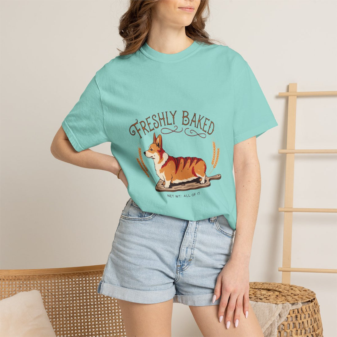 Chalky Mint — Lifestyle | Corgi 'Freshly Baked' Garment-Dyed Tee