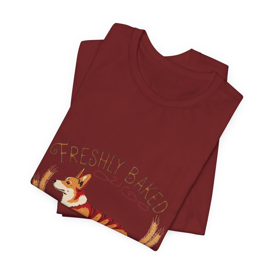 Cardinal — Folded | Corgi 'Freshly Baked' Tee