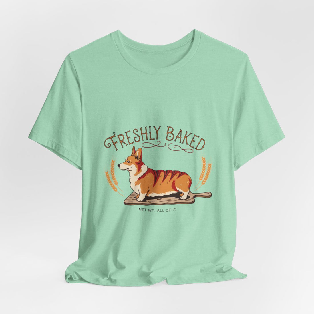 Heather Mint — Hanging | Corgi 'Freshly Baked' Tee