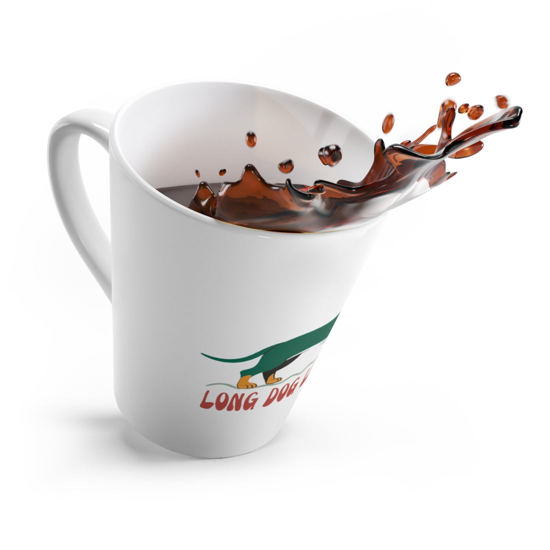 Lifestyle | Dachshund Latte Mug — Little Boss Energy