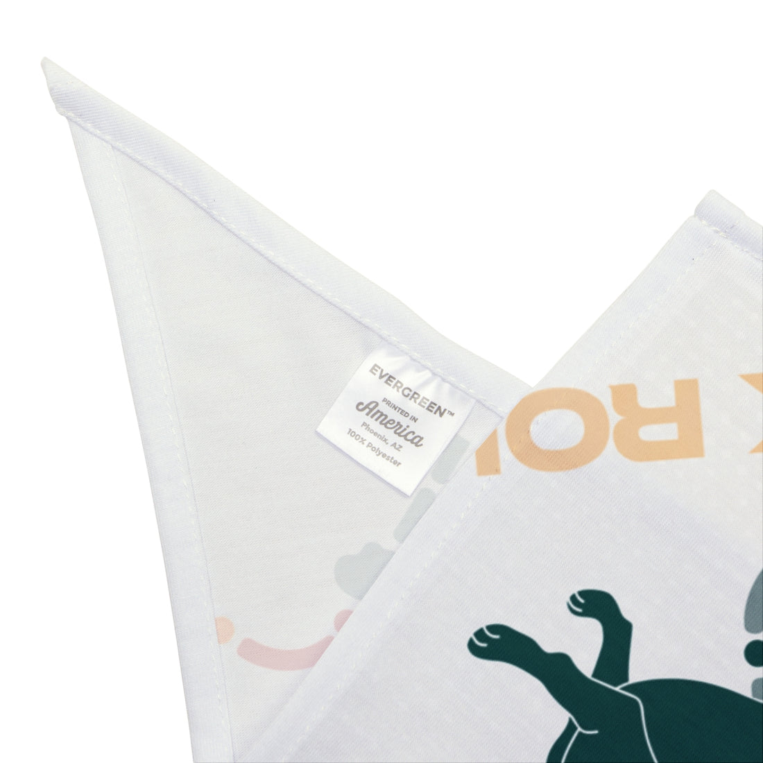 27" × 13" — Detail | Dachshund Snack Route Bandana
