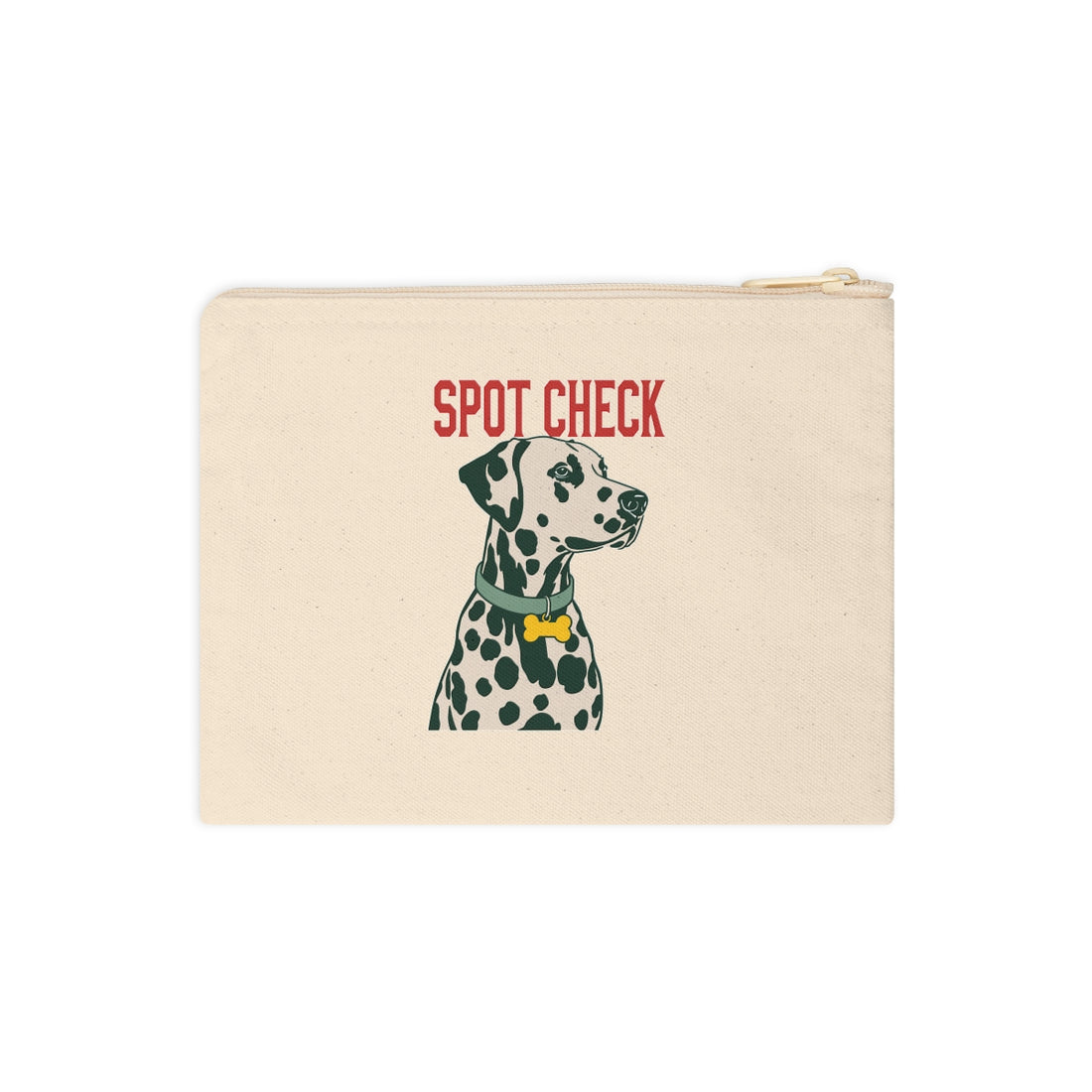 Front | Dalmatian Spot Check Accessory Pouch