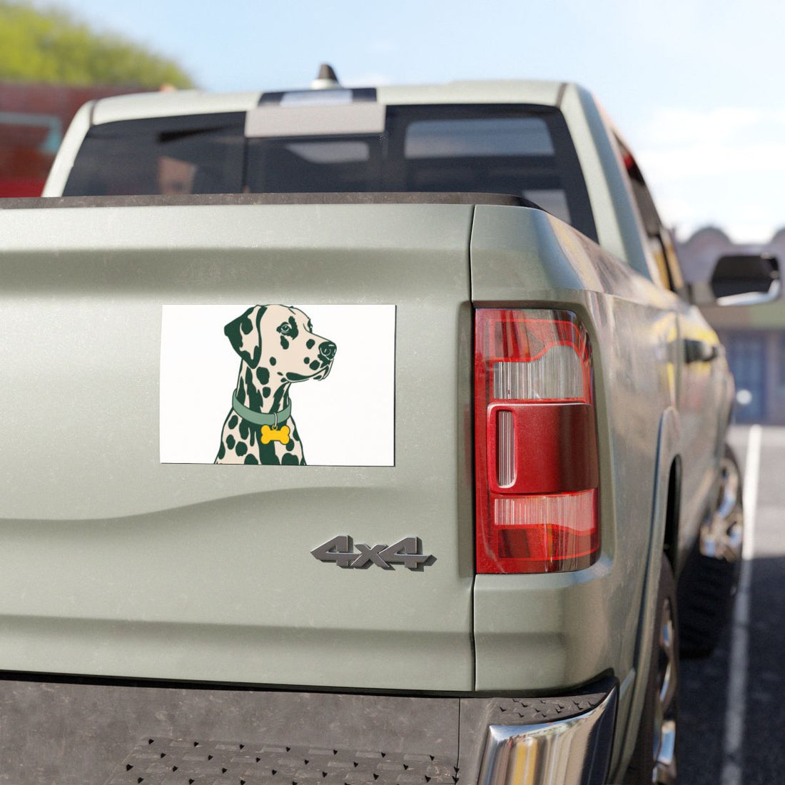 7.5'' × 4.5'' — Lifestyle | Dalmatian Spot Check Car Magnet
