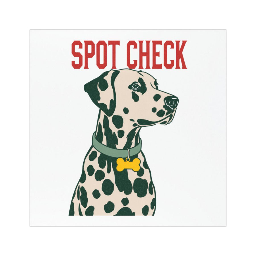 Dalmatian Spot Check Car Magnet