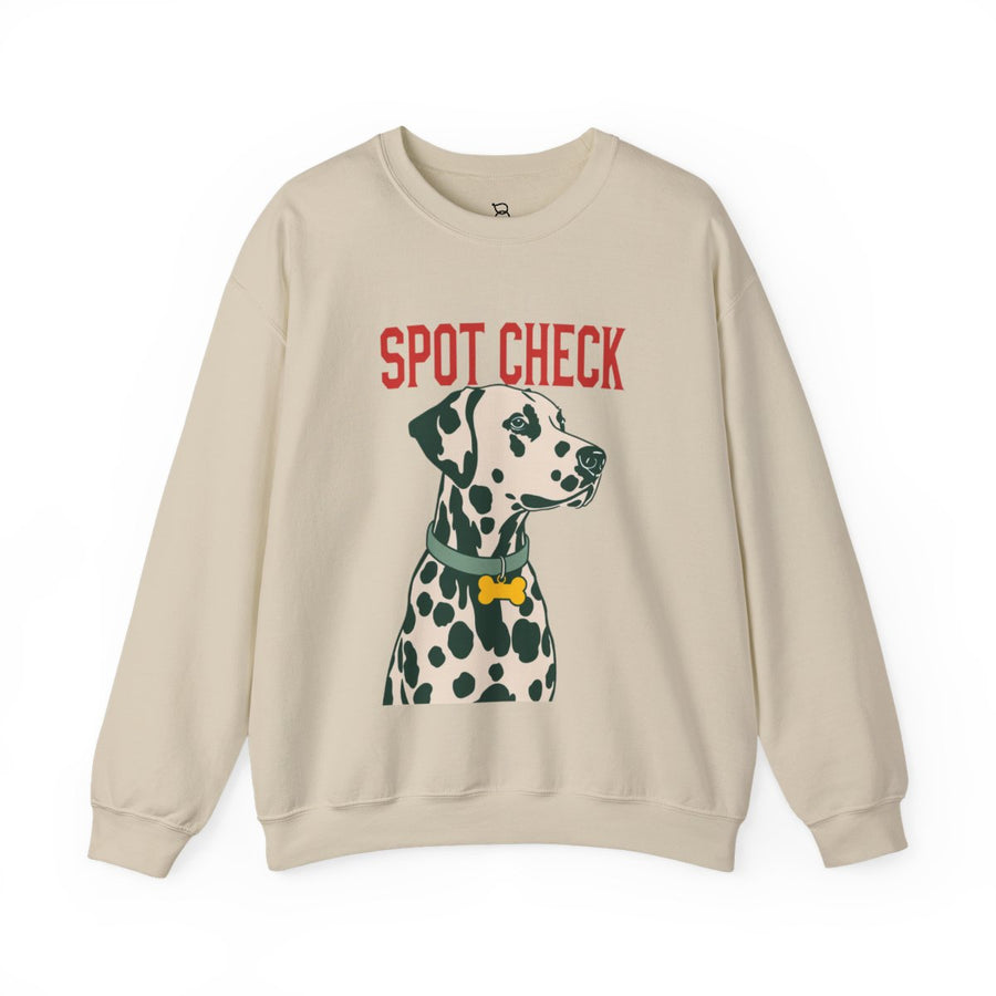 Dalmatian Spot Check Crewneck