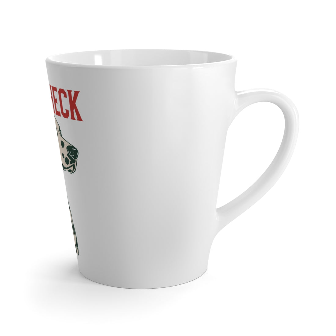 Right side | Dalmatian Spot Check Latte Mug