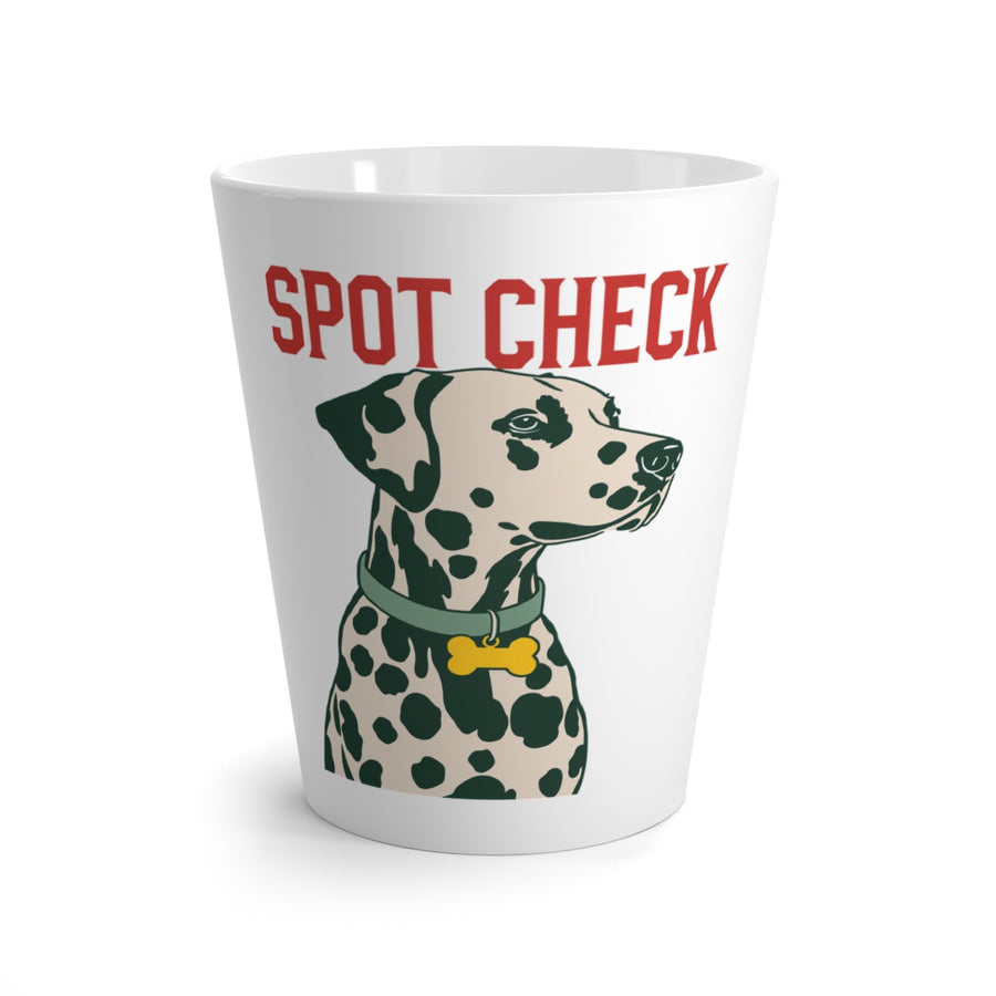 Dalmatian Spot Check Latte Mug