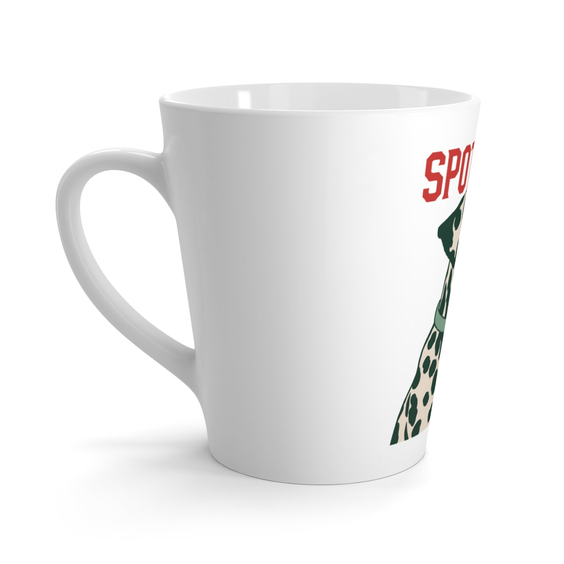 Left side | Dalmatian Spot Check Latte Mug
