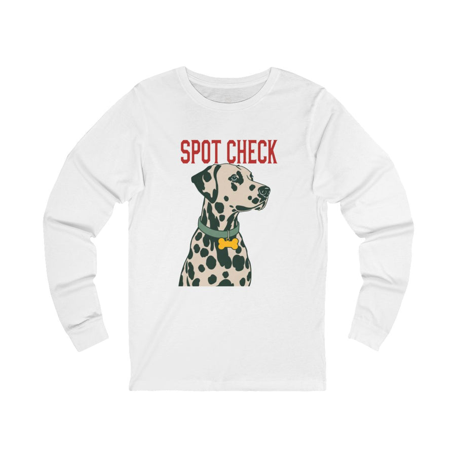 Dalmatian Spot Check Long Sleeve Tee
