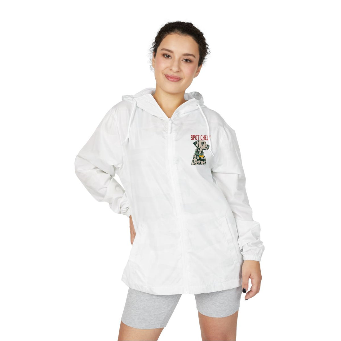 White Camo — Lifestyle | Dalmatian Spot Check Windbreaker