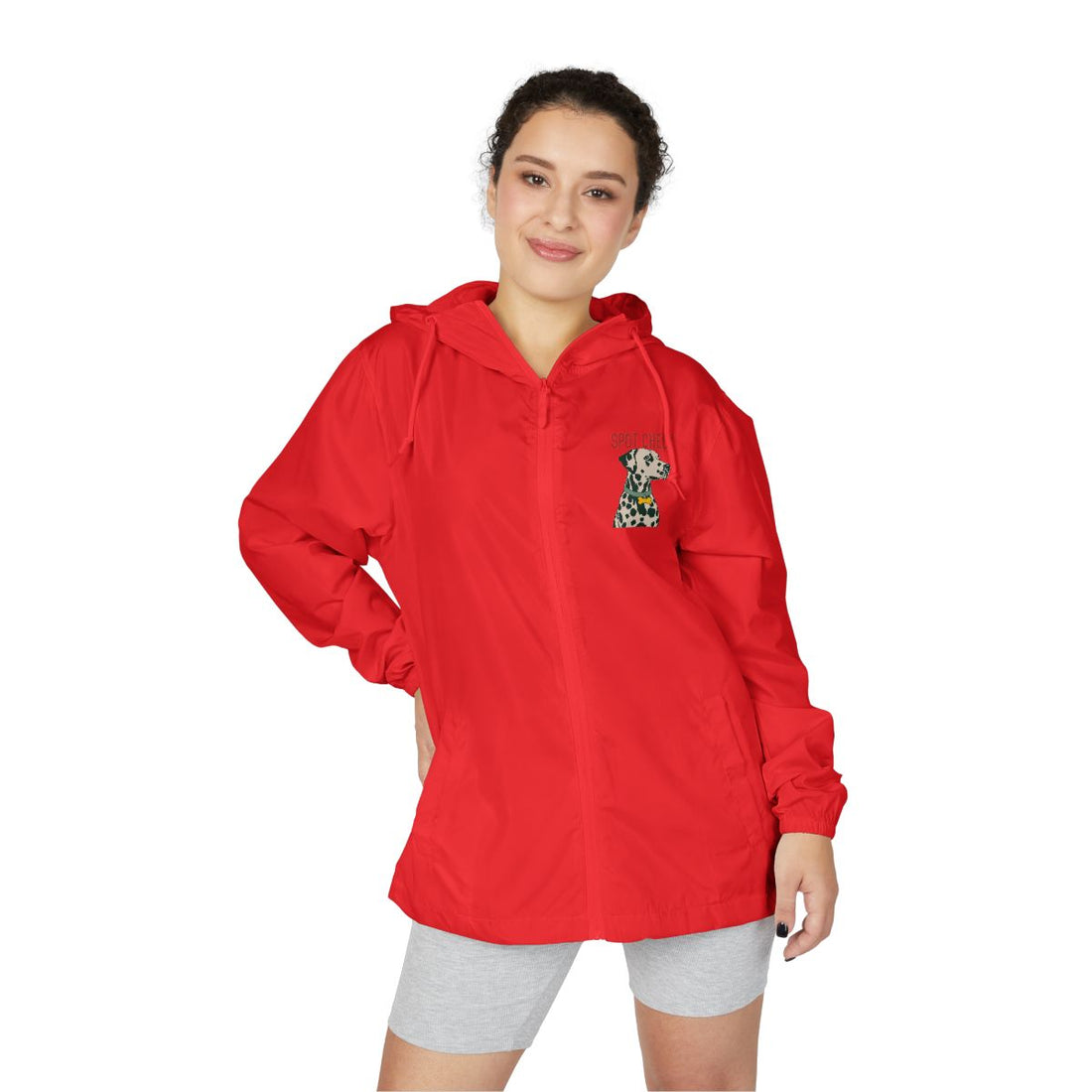 Red — Lifestyle | Dalmatian Spot Check Windbreaker
