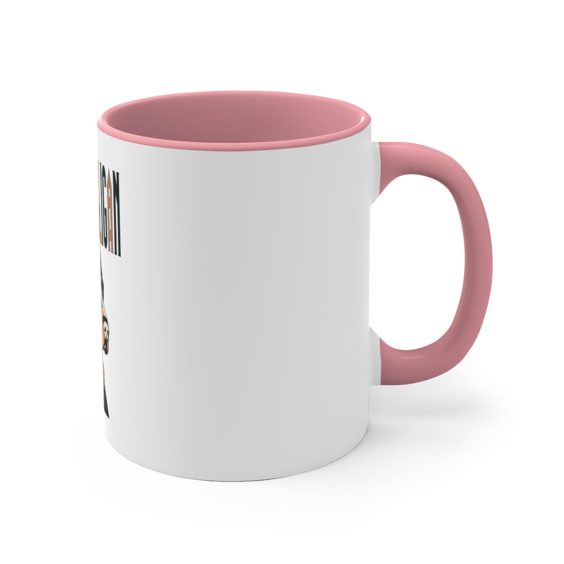 Pink — Right side | Doberman Velvet Hooligan Accent Mug