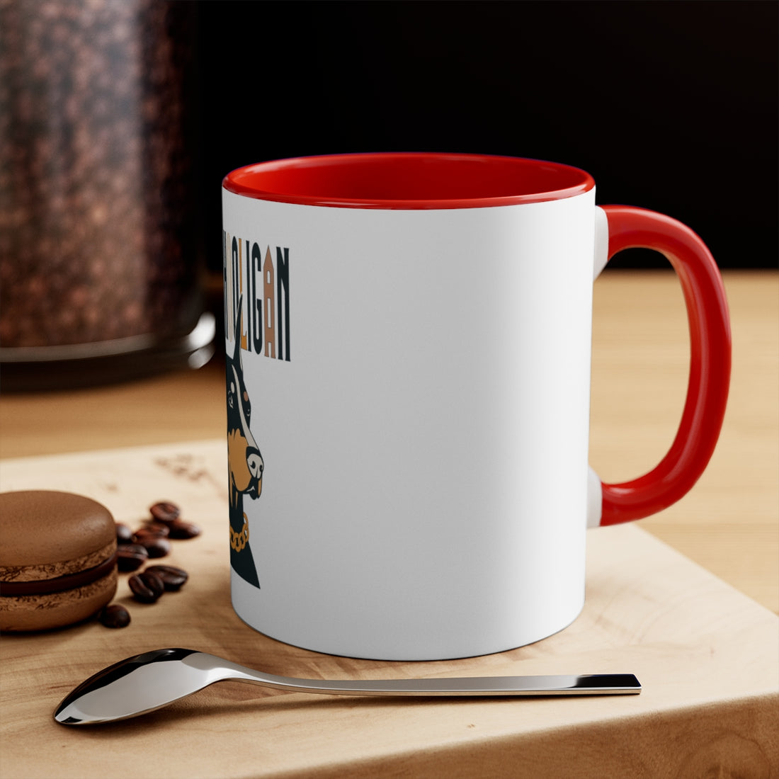 Red — Lifestyle | Doberman Velvet Hooligan Accent Mug