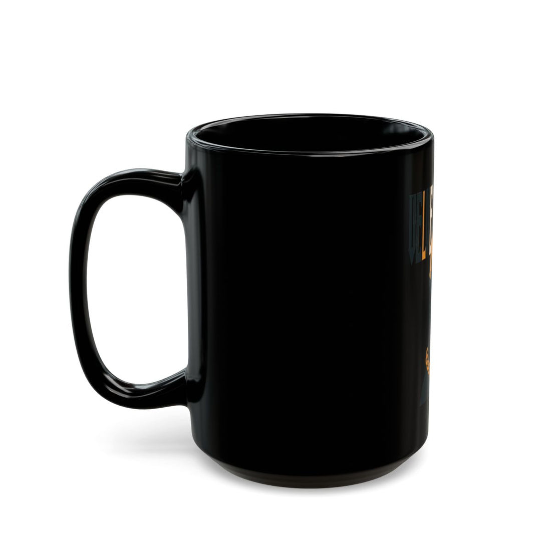 15oz — Left side | Doberman Velvet Hooligan Black Mug