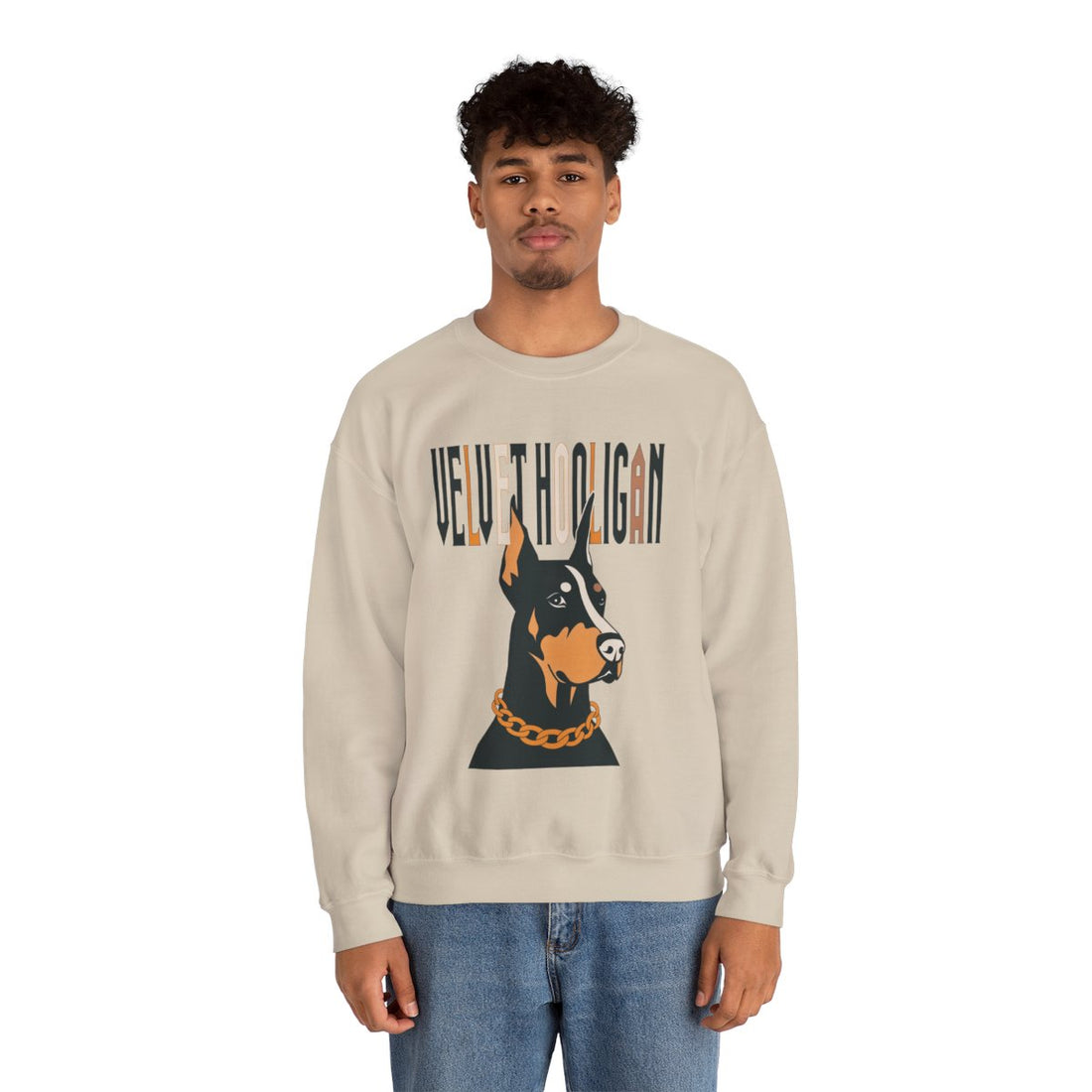 Sand — Lifestyle | Doberman Velvet Hooligan Crewneck