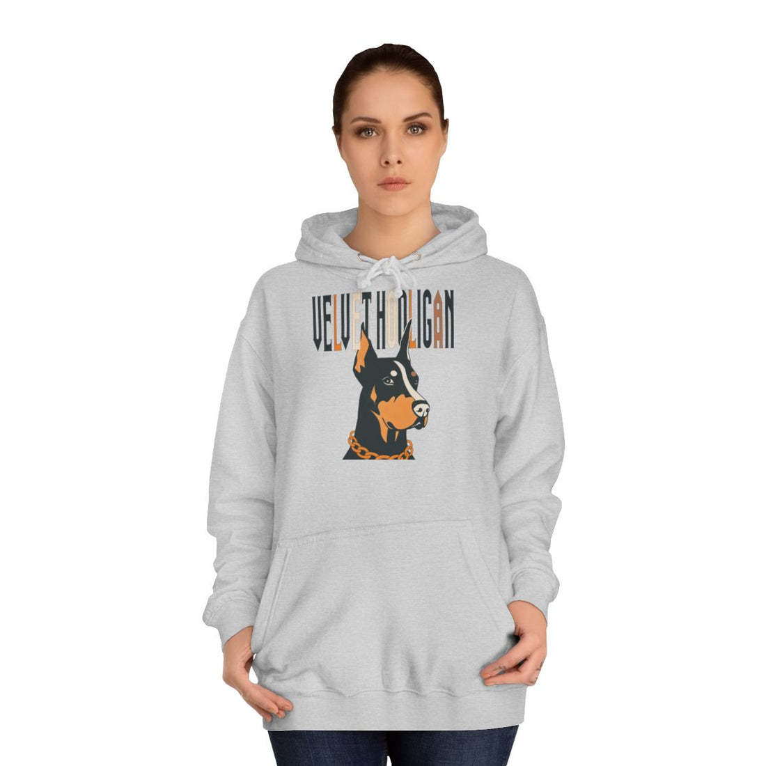 Heather Grey — Lifestyle | Doberman "Velvet Hooligan" Heavyweight Hoodie