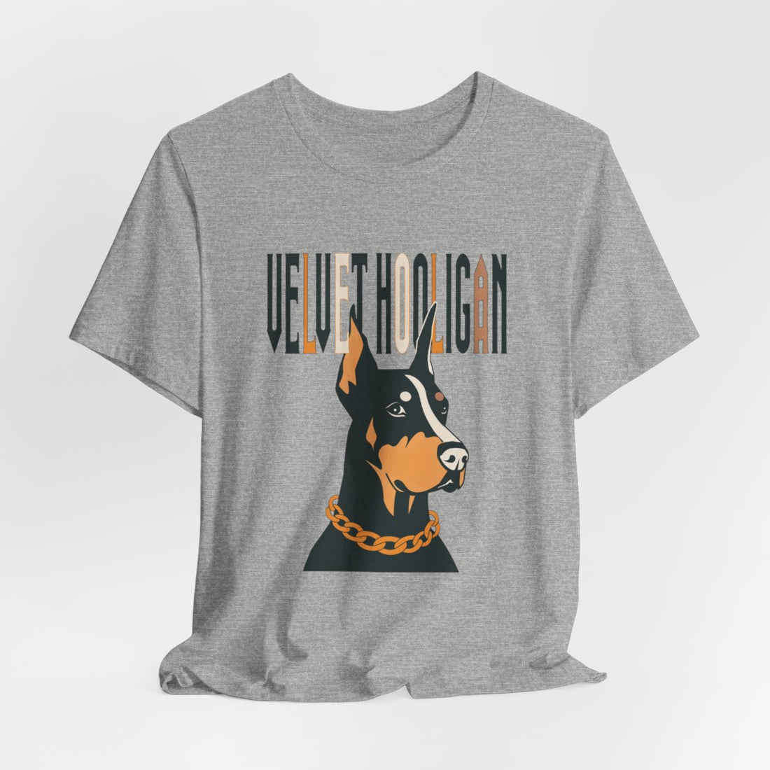 Athletic Heather — Hanging | Doberman "Velvet Hooligan" Men's Tee
