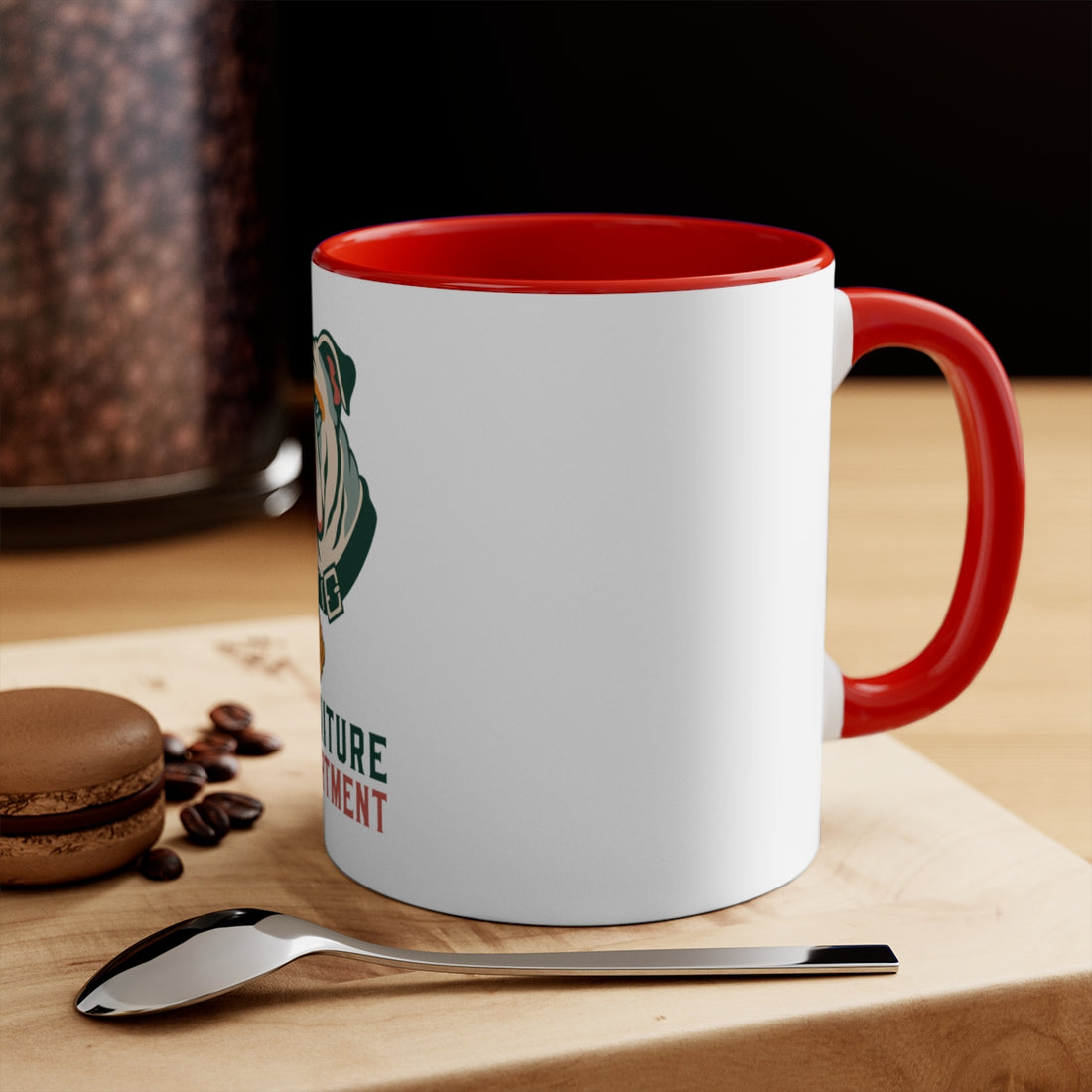 Red — Lifestyle | English Bulldog Accent Mug — Furniture Department