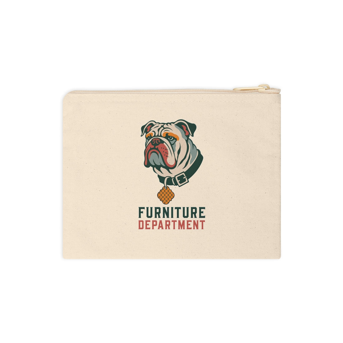 Front | English Bulldog Furniture Department Accessory Pouch