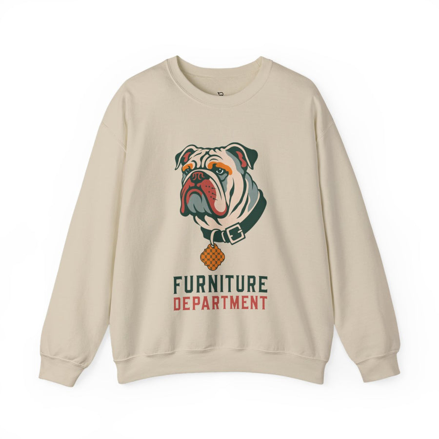 English Bulldog "Furniture Department" Crewneck