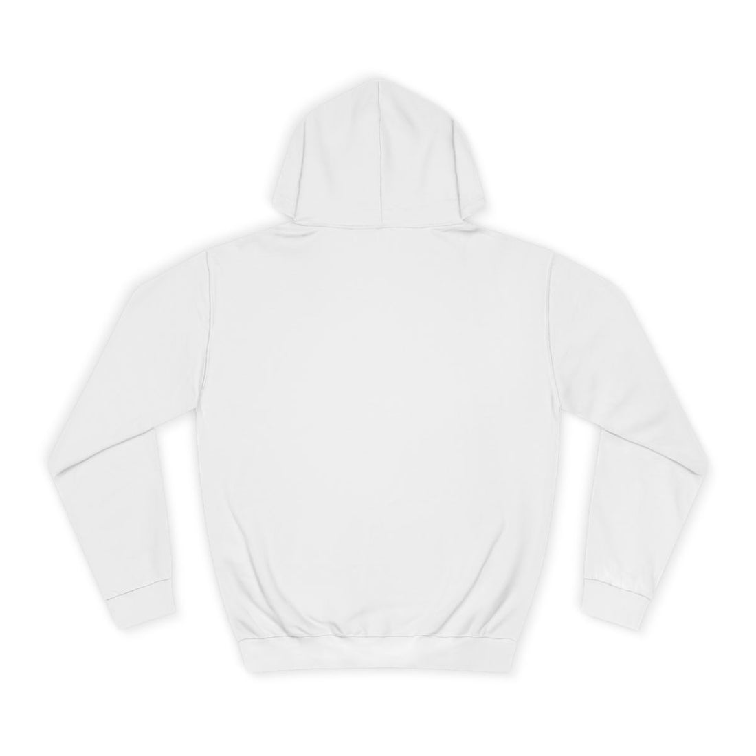Arctic White — Back | English Bulldog "Furniture Department" Hoodie