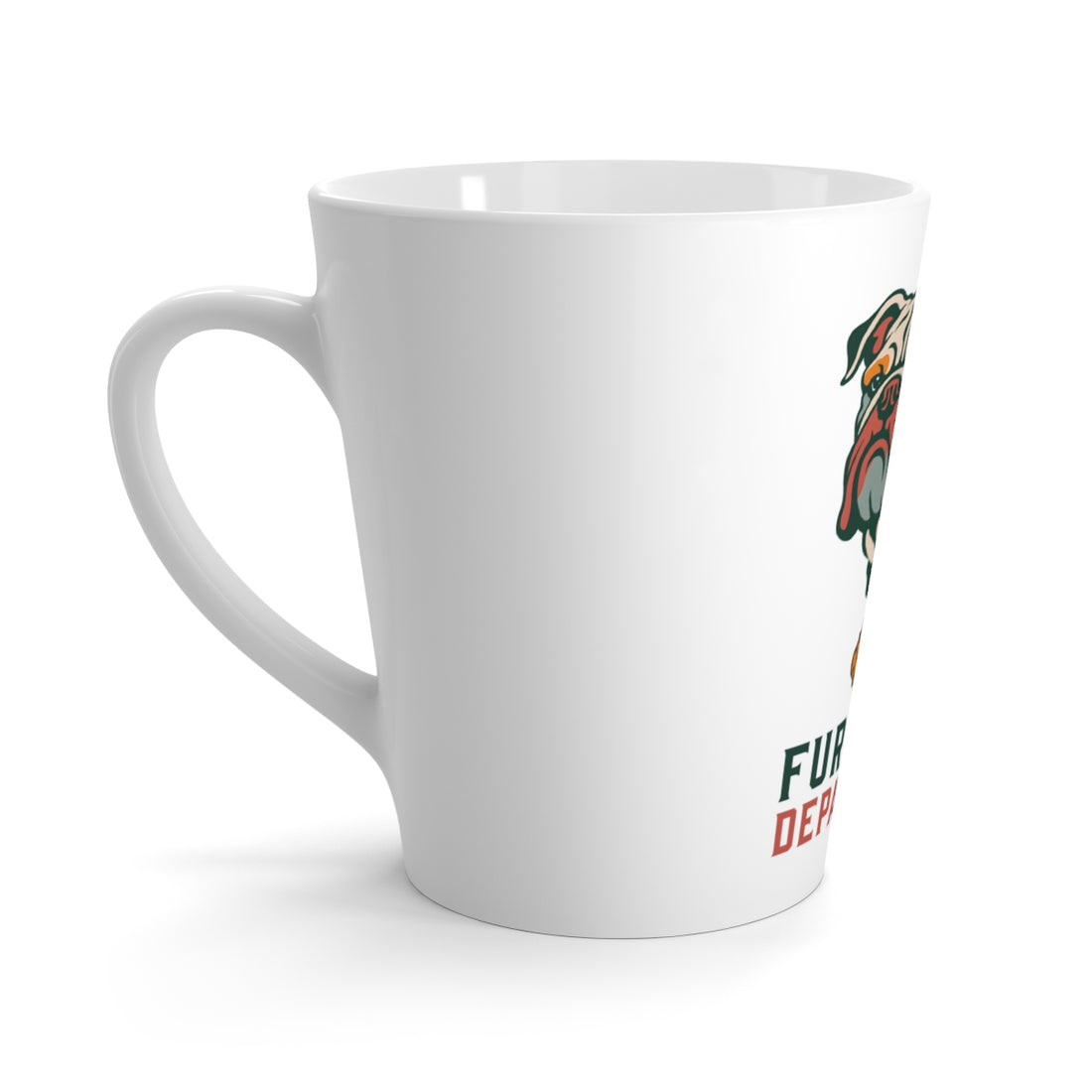Left side | English Bulldog Furniture Department Latte Mug