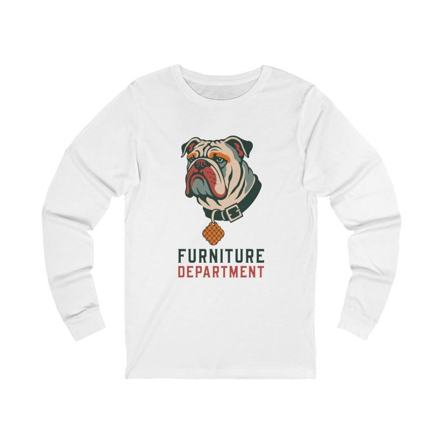 English Bulldog Furniture Department Long Sleeve Tee