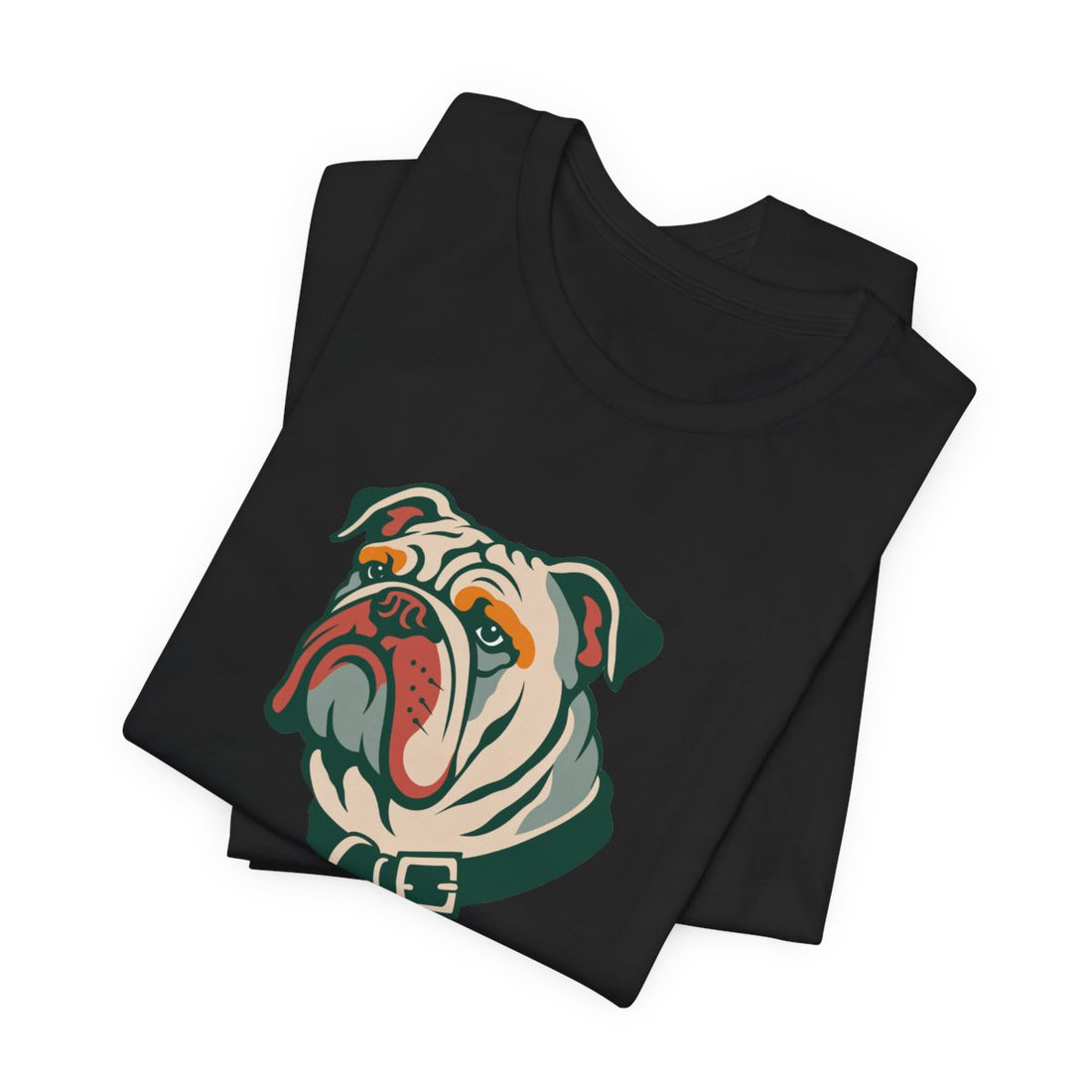 Black — Folded | English Bulldog "Furniture Department" Men's Tee