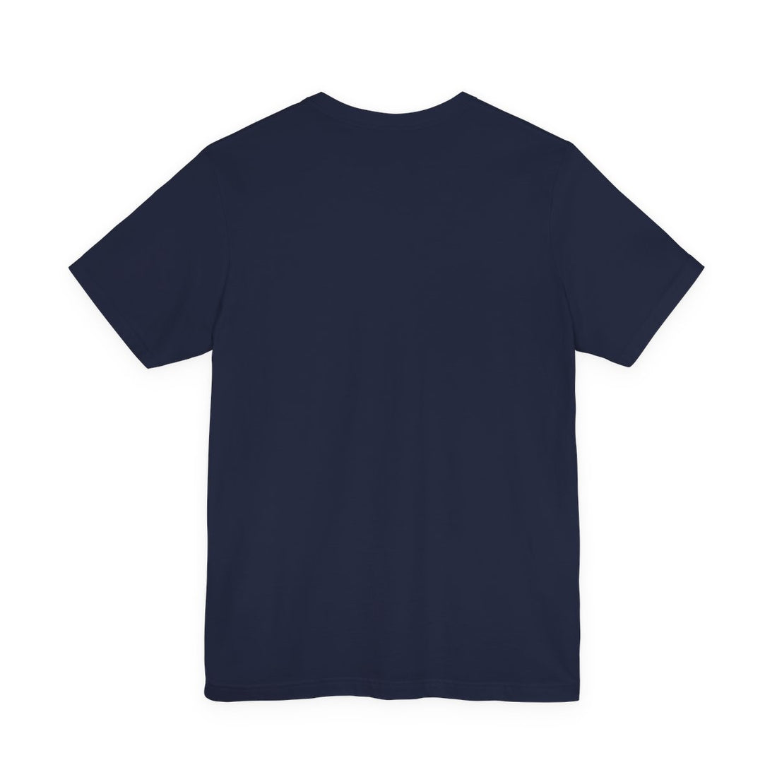 Navy — Back | English Bulldog "Furniture Department" Men's Tee