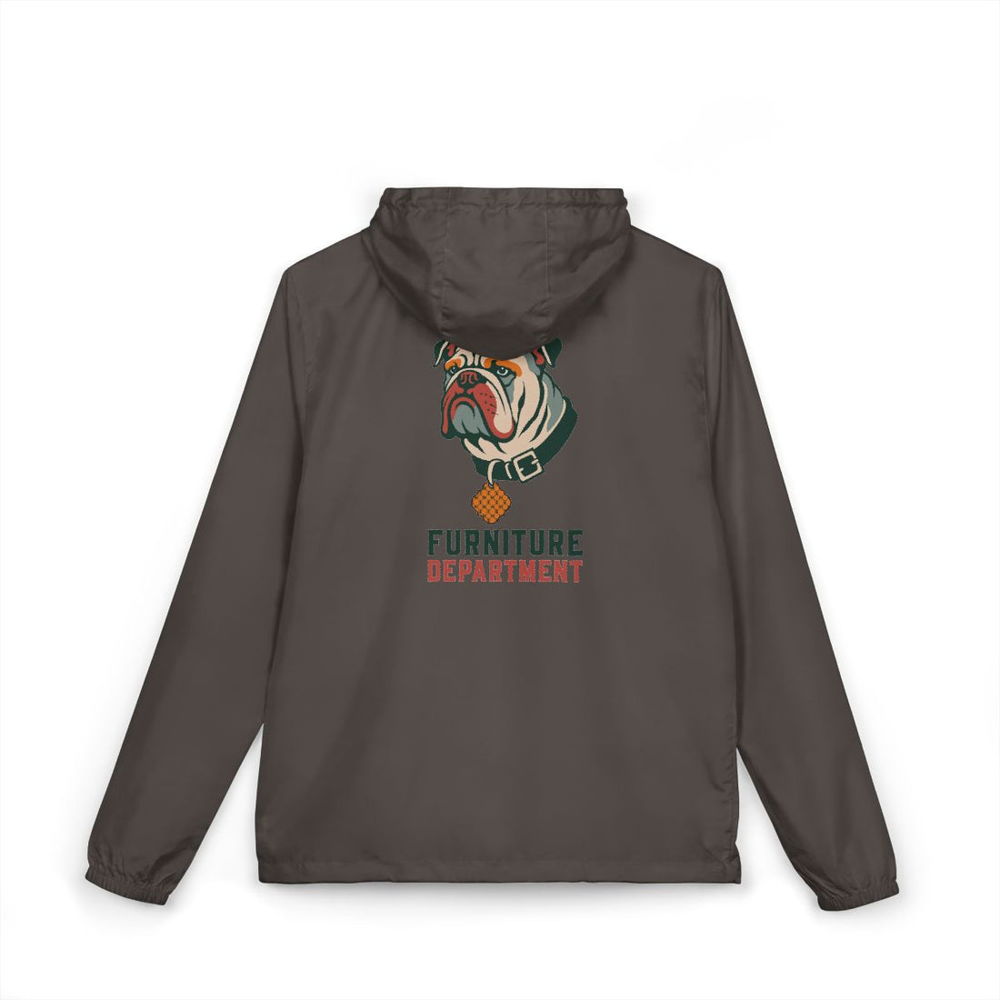 Graphite — Back | English Bulldog Furniture Department Windbreaker