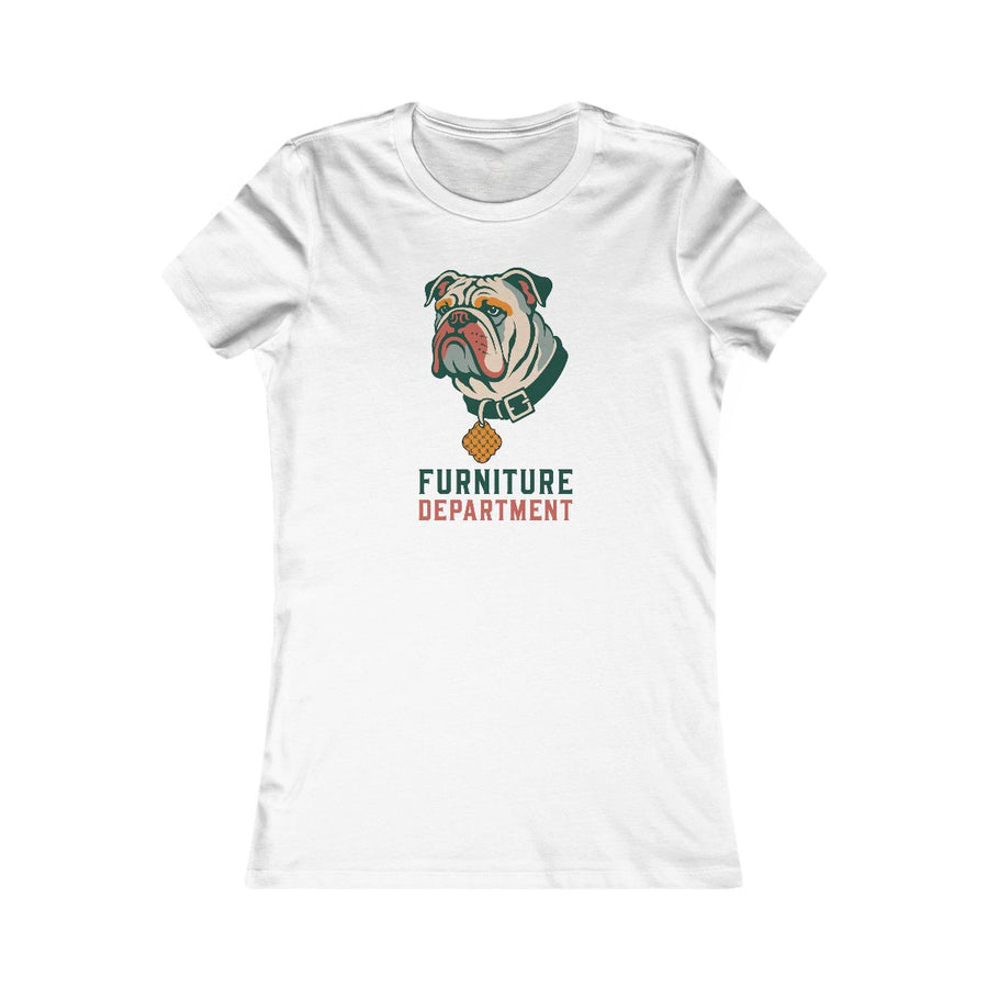 English Bulldog "Furniture Department" Women's Tee