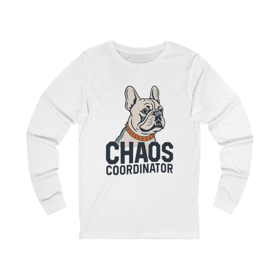 French Bulldog "Chaos Coordinator" Long Sleeve Tee