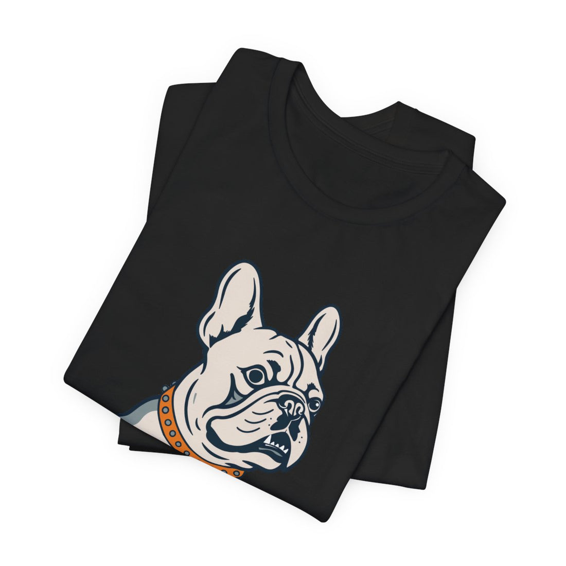 Black — Folded | French Bulldog "Chaos Coordinator" Men's Tee
