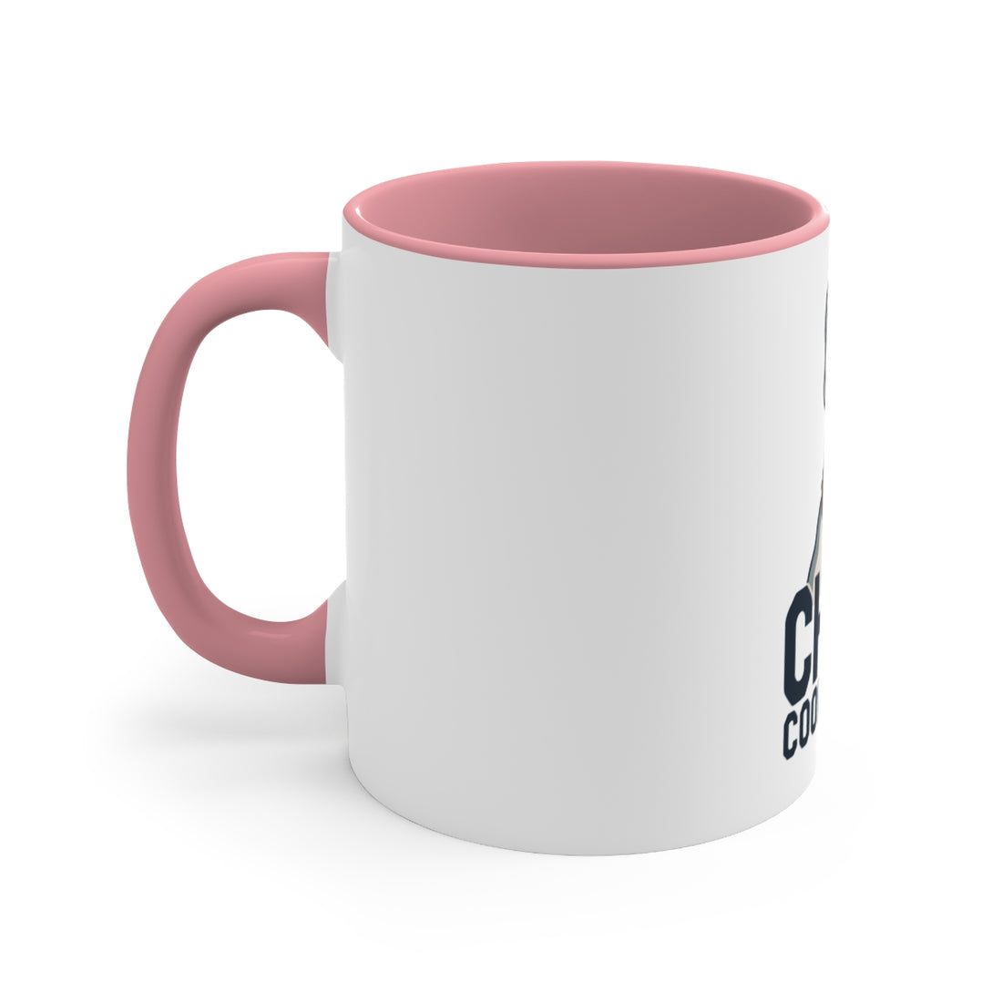 Pink — Left side | French Bulldog Frenchie Chaos Coordinator Accent Mug