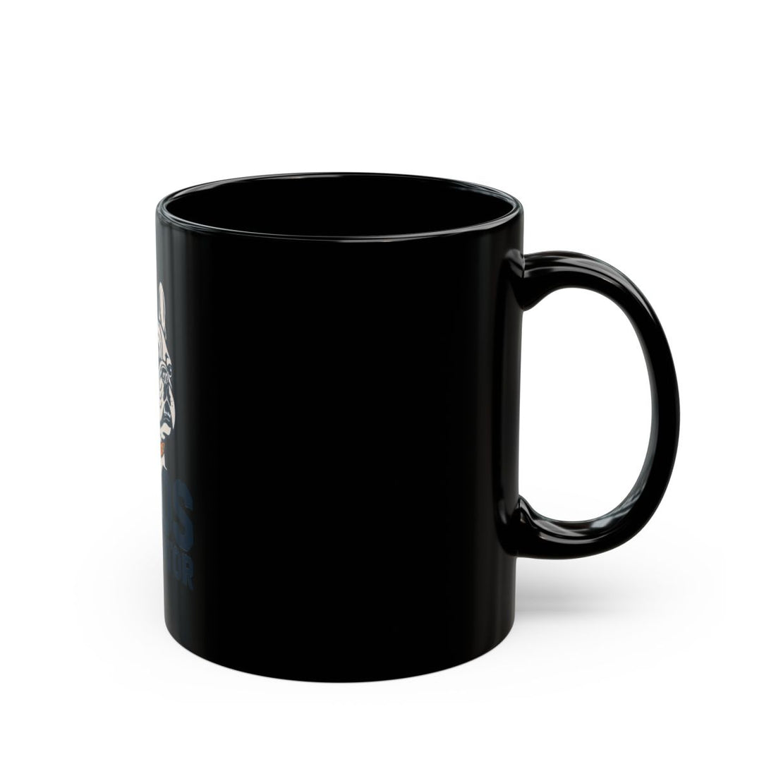 11oz — Right side | Frenchie Chaos Coordinator Black Mug