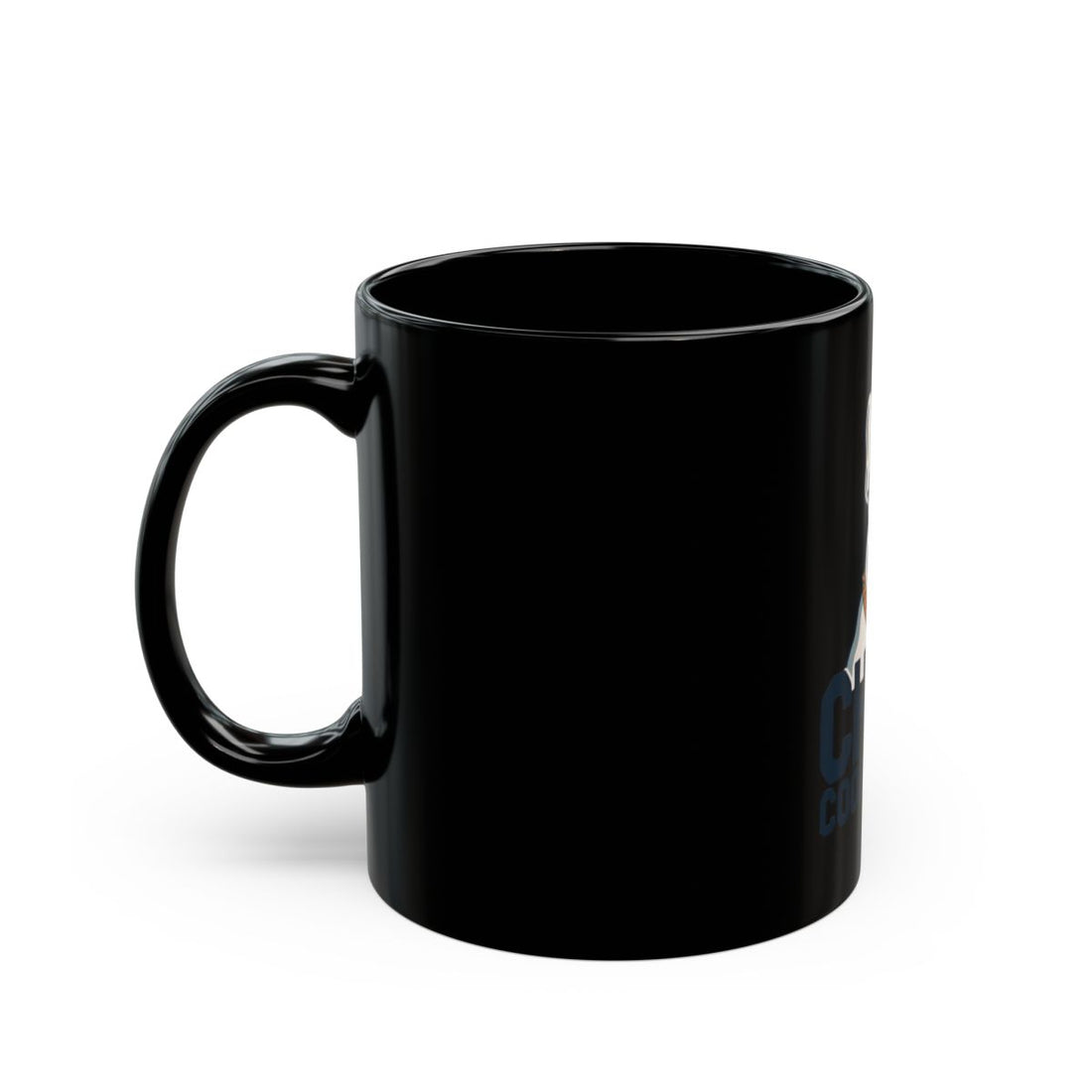 11oz — Left side | Frenchie Chaos Coordinator Black Mug