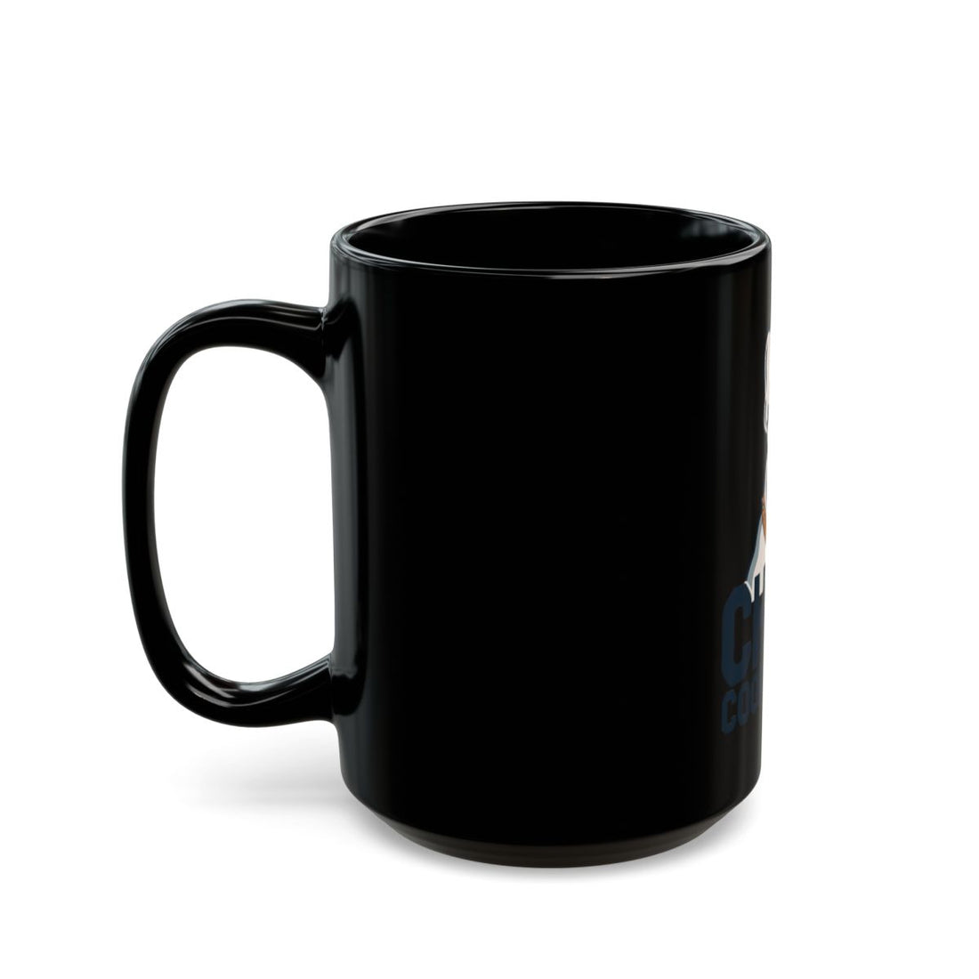 15oz — Left side | Frenchie Chaos Coordinator Black Mug