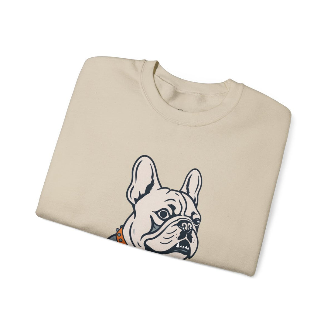 Sand — Folded | Frenchie Chaos Coordinator Crewneck