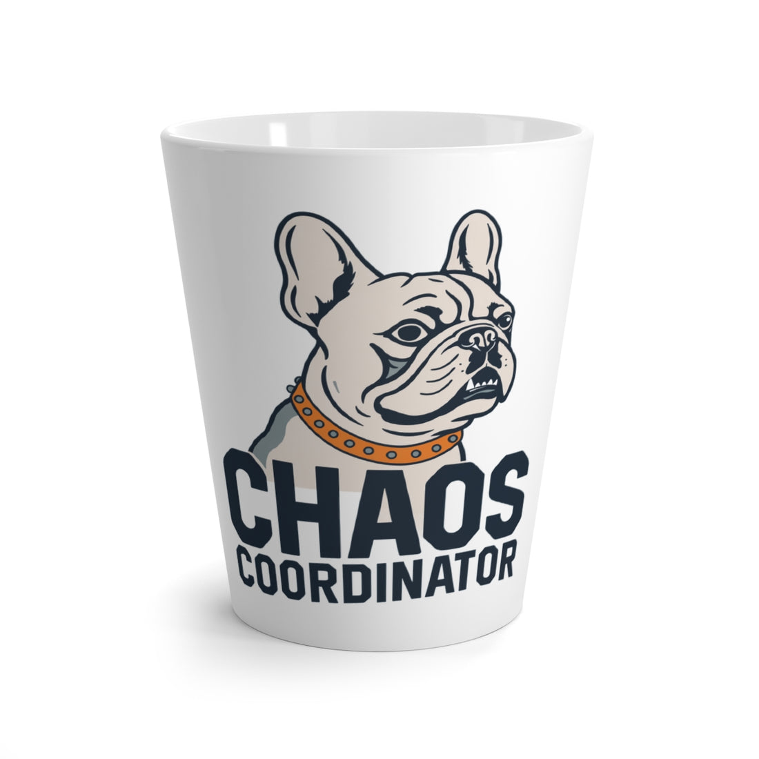 Front | Frenchie Chaos Coordinator Latte Mug