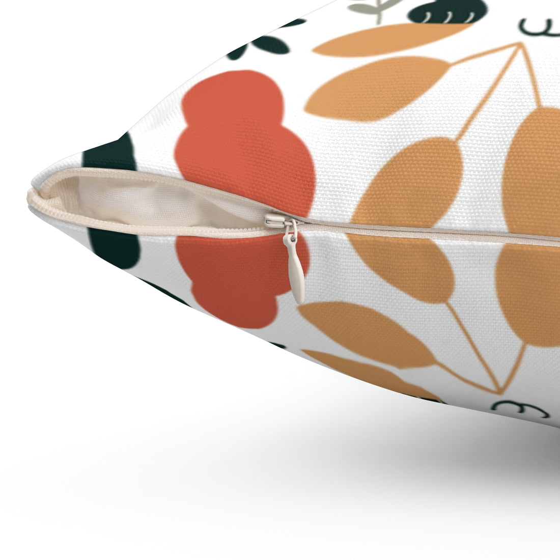 20" × 20" — Side | Frenchie Snack Department Throw Pillow