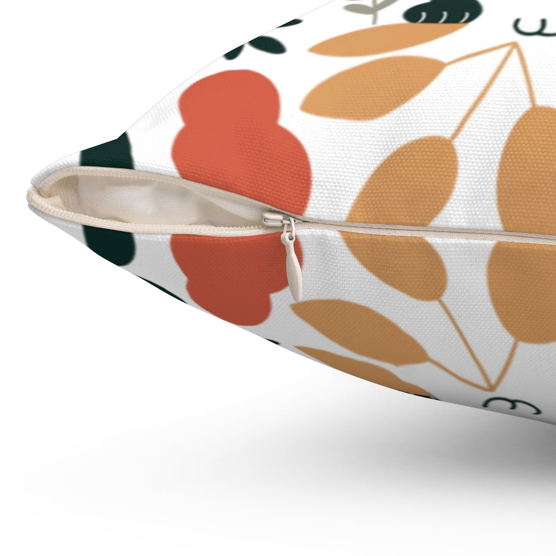 18" × 18" — Side | Frenchie Snack Department Throw Pillow