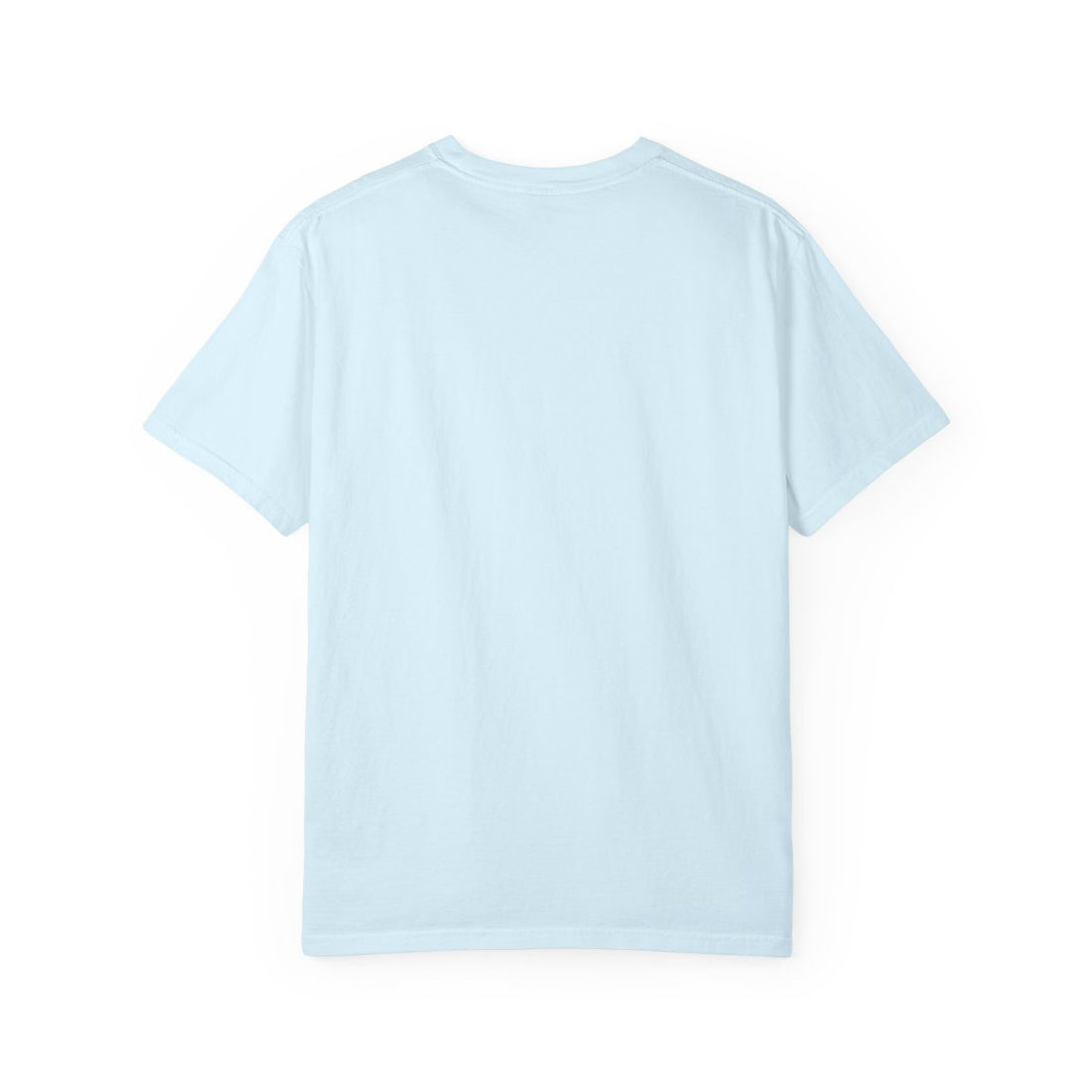 Chambray — Back | German Shepherd 'Unpaid Security' Garment-Dyed Tee