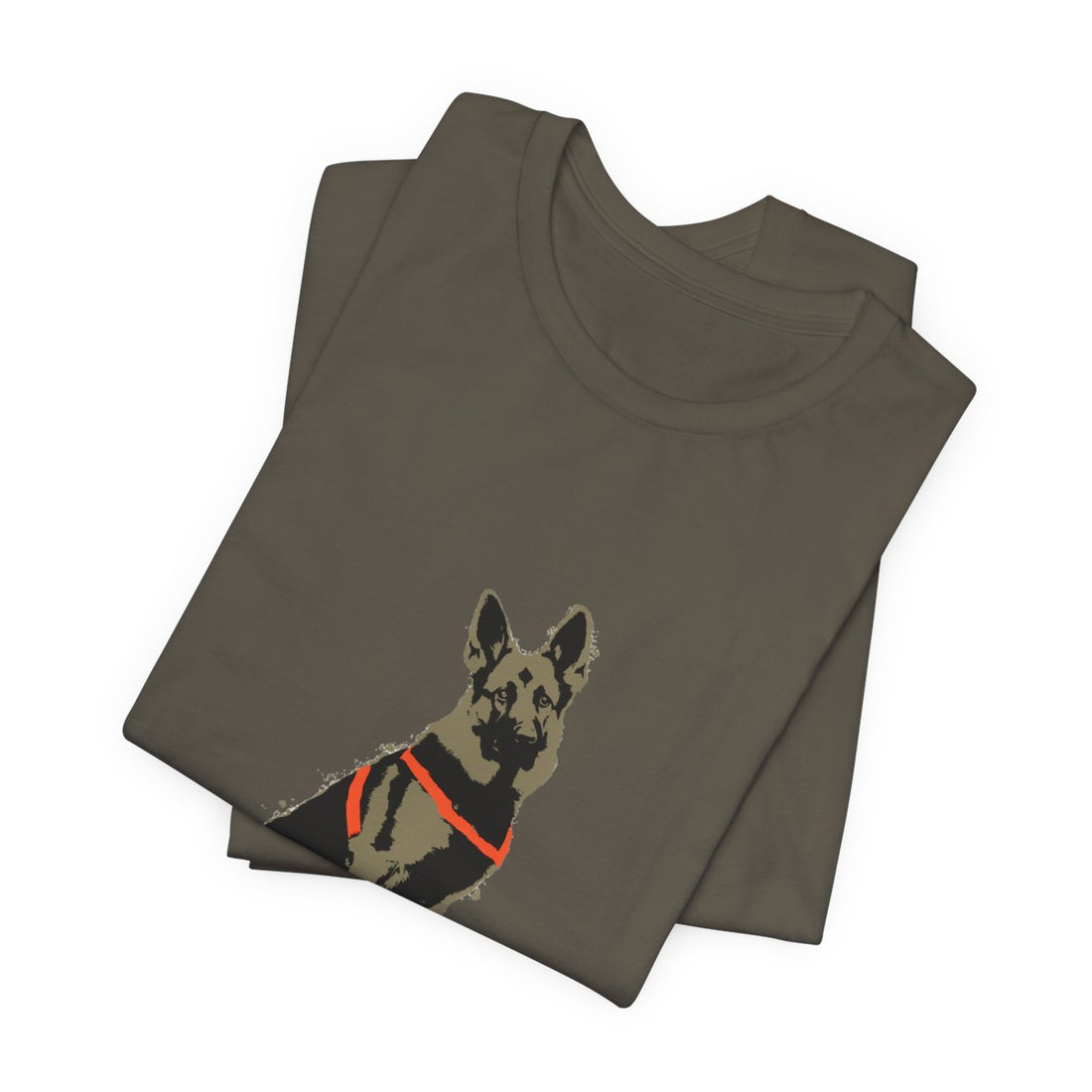 Army — Folded | German Shepherd 'Unpaid Security' Tee