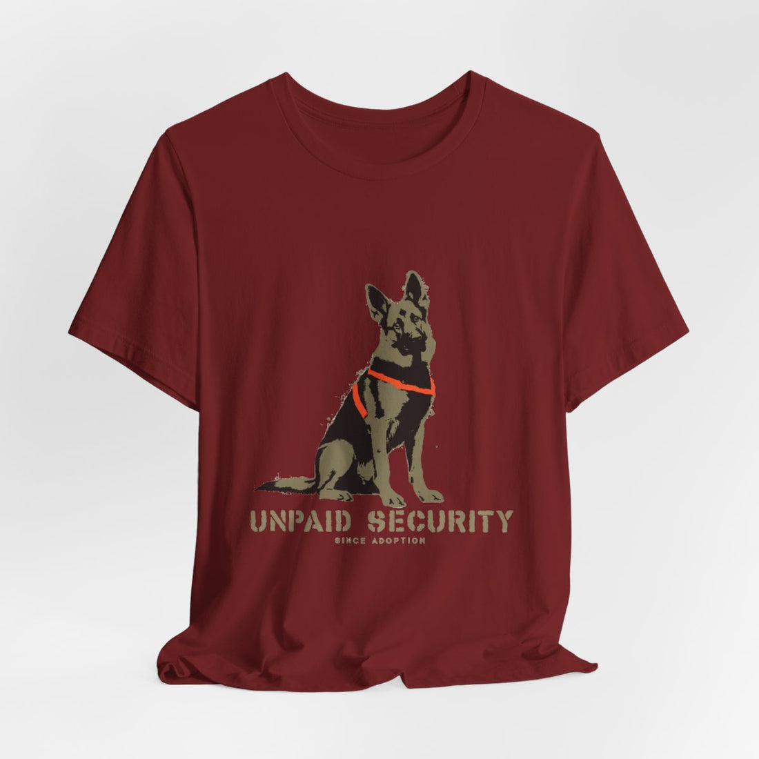 Cardinal — Hanging | German Shepherd 'Unpaid Security' Tee