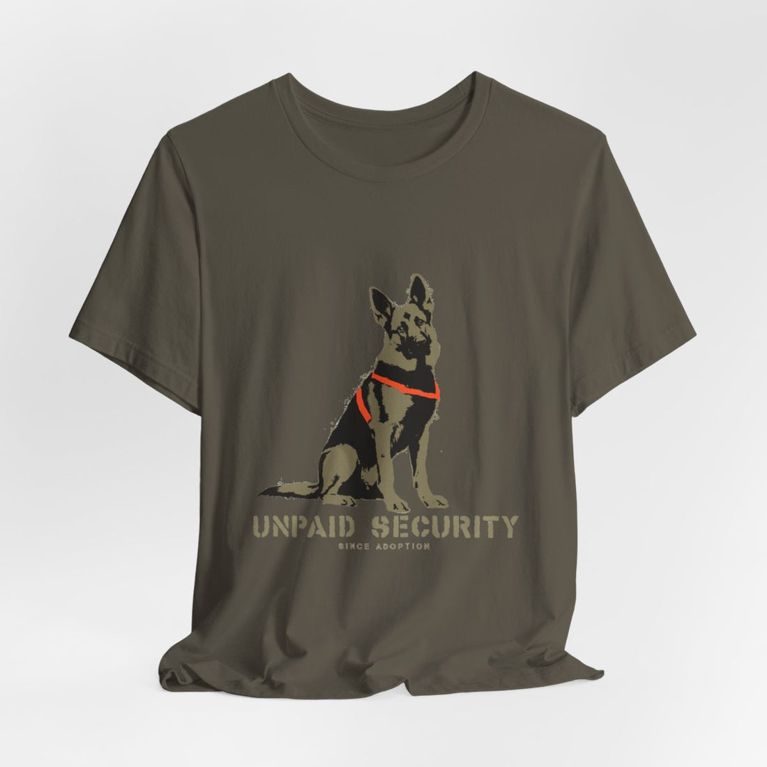 Army — Hanging | German Shepherd 'Unpaid Security' Tee