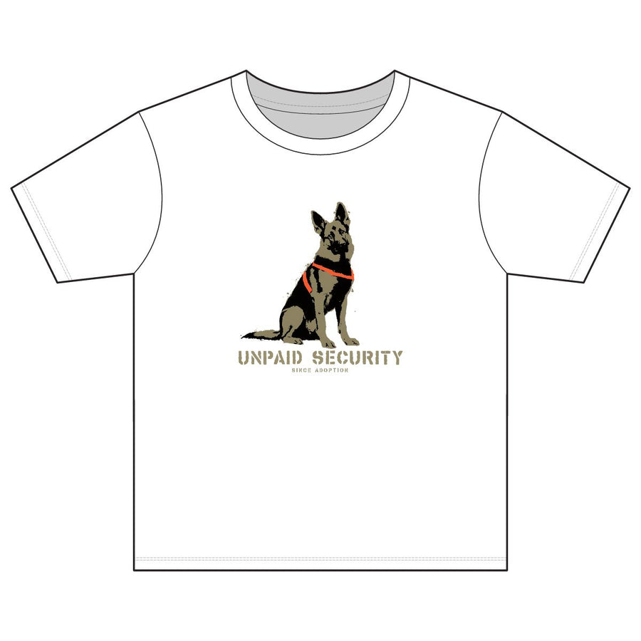 German Shepherd 'Unpaid Security' Youth Tee